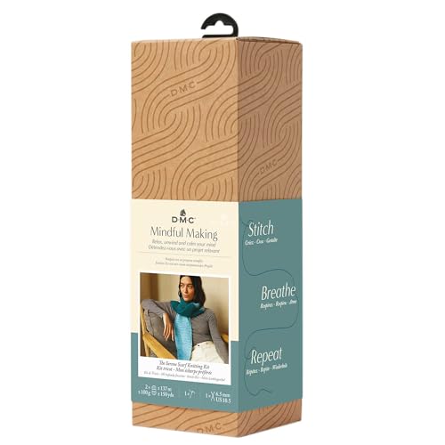 dmc-moulin-strickset-kuschelschal-beige-184cm image 2