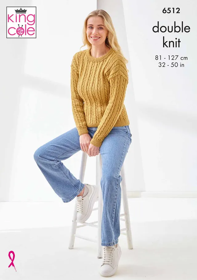 king-cole-6512-strickanleitung-top-pullover-orchard-dk image 1