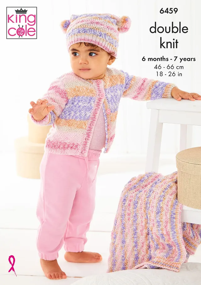 king-cole-patterns-6459-strickanleitung-baby-set-fjord image 1
