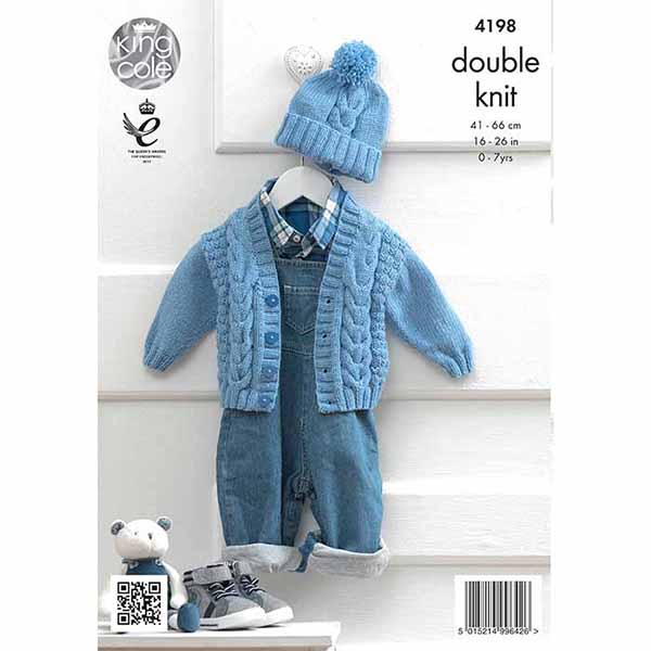 king-cole-4198-strickanleitung-cardigans-m-tze-cherished-dk image 2