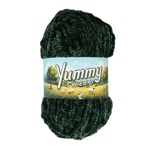 king-cole-yummy-tweed-chenillegarn-pl-schwolle-zum-stricken image 1