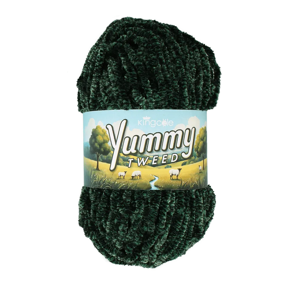king-cole-yummy-tweed-chenillegarn-pl-schwolle-zum-stricken image 1