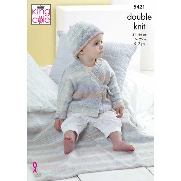 king-cole-5421-strickanleitung-jacke-m-tze-decke-beaches image 1