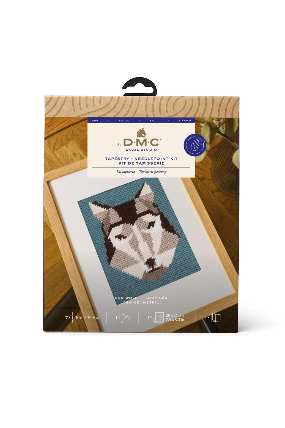 dmc-geo-wolf-gobelinset-quail-studio-einfach image 1