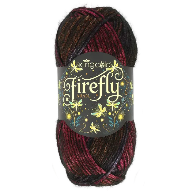 king-cole-firefly-aran-strickgarn-nylon-schimmernd image 1
