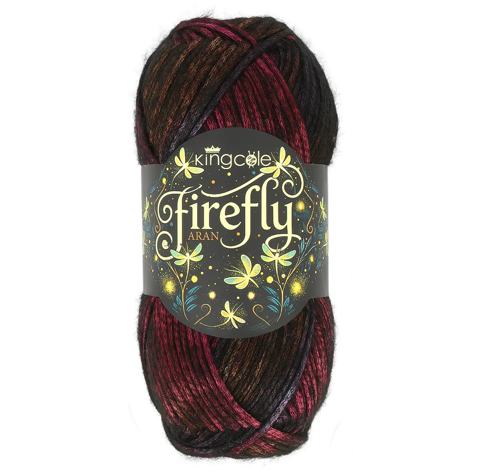 king-cole-firefly-aran-strickgarn-nylon-schimmernd image 1