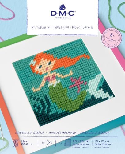 dmc-marina-meerjungfrau-gobelinset-f-r-kinder-ab-8-jahre image 4