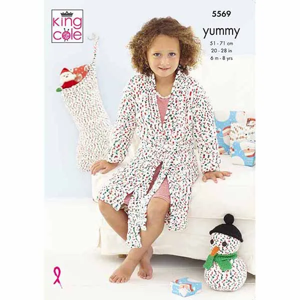 king-cole-5569-morgenmantel-strickanleitung-yummy-weihnachten image 1