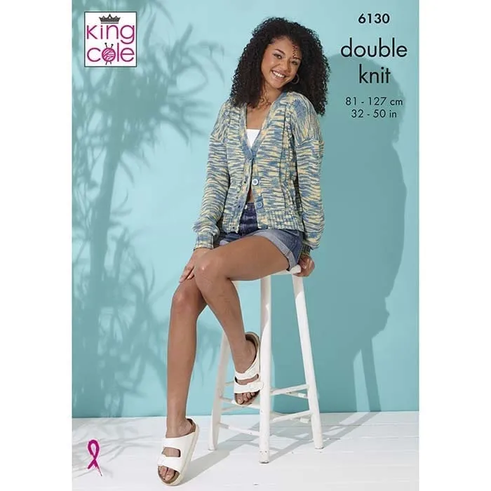 king-cole-6130-cardigans-strickanleitung-linendale-dk image 1