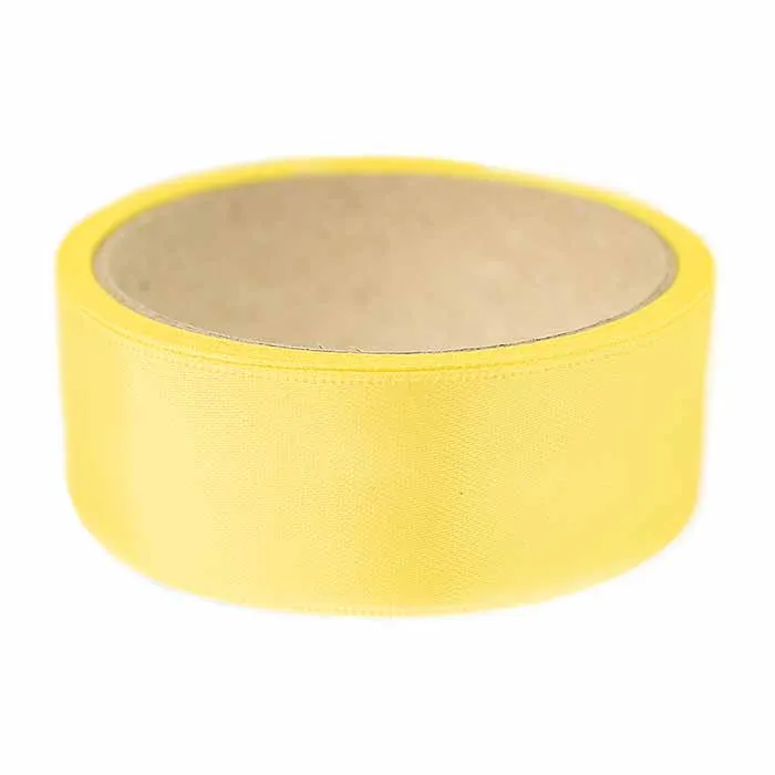 king-cole-haberdashery-satinband-25mm-x-3m-zitrone-polyester image 1