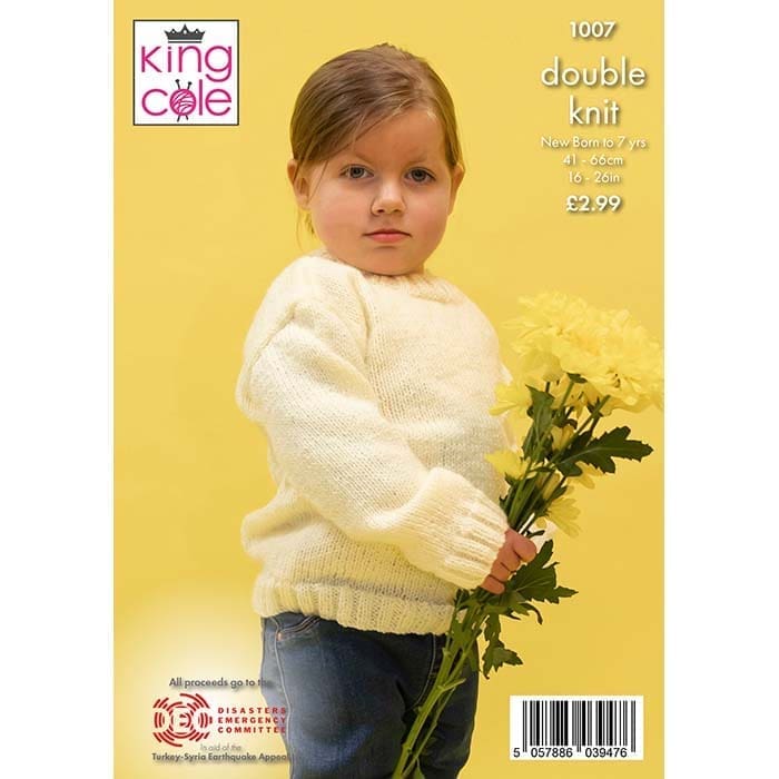 king-cole-1007-strickanleitung-baby-pullover-baby-dk image 2