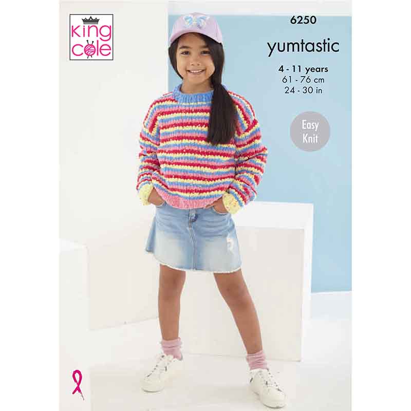 king-cole-6250-kinderpullover-yumtastic-strickanleitung image 1