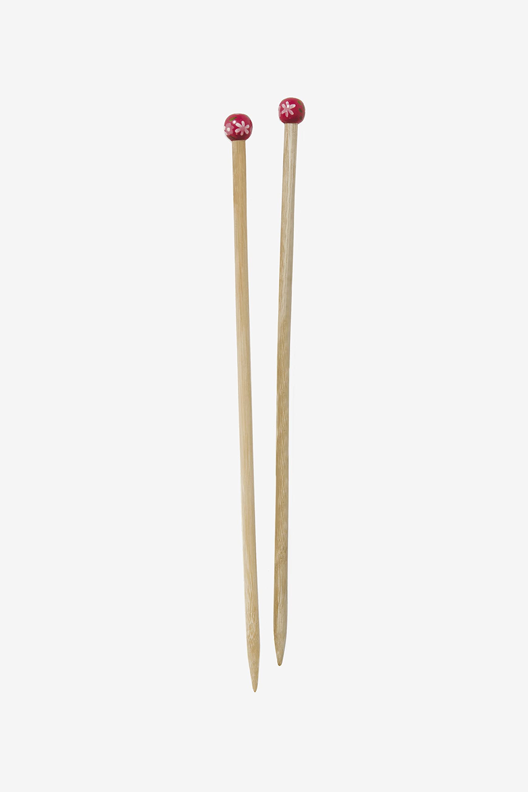 dmc-stricknadeln-bambus-40cm-nr-10-rot-bemalt image 1