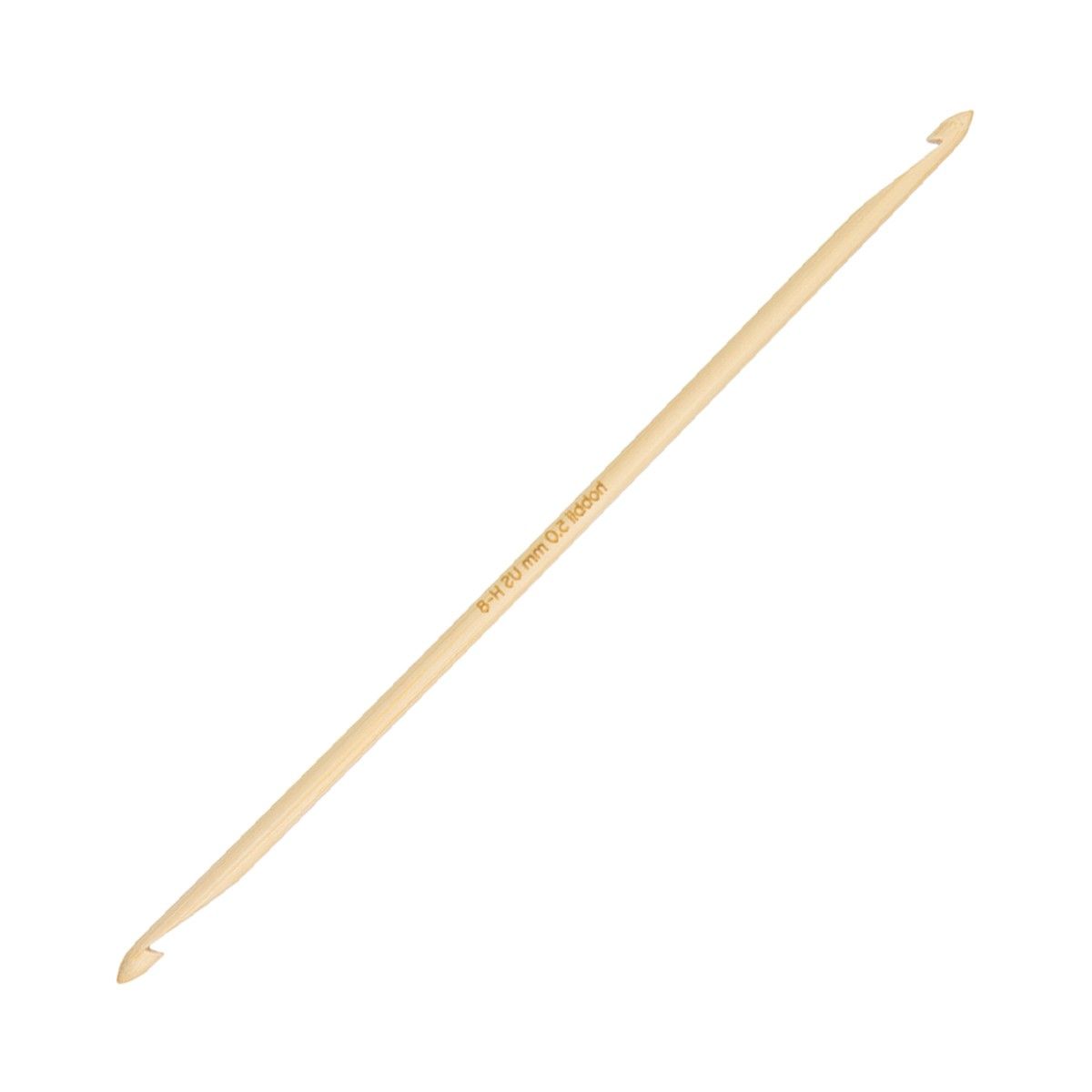 hobbii-h-kelnadeln-doppelte-tunesische-h-kelnadel-bambus-20-cm image 1