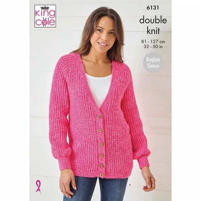 king-cole-6131-strickanleitung-pullover-jacke-pricewise-twirly-dk image 1
