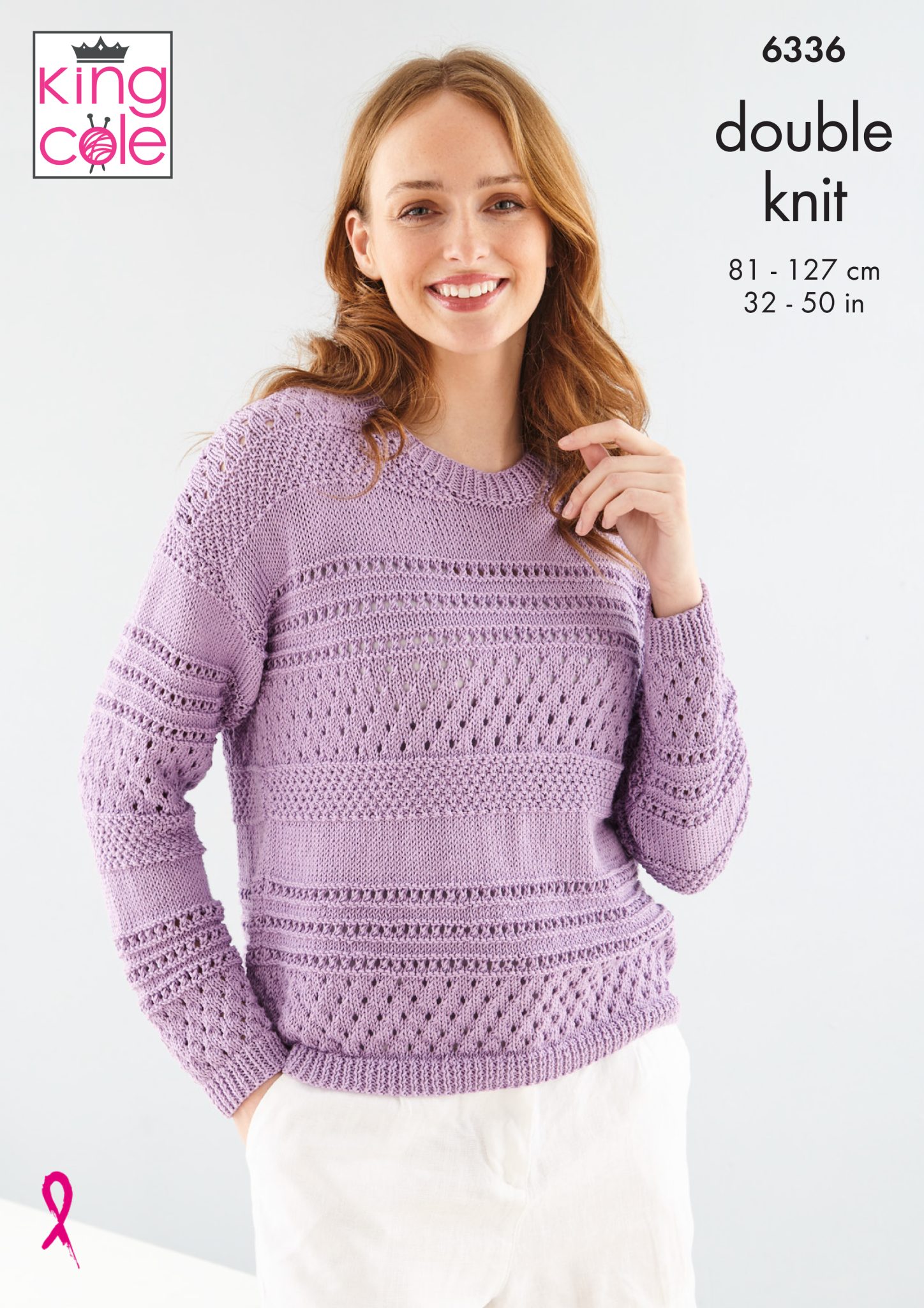 king-cole-6336-strickanleitung-cardigan-pullover-bamboo-cotton image 1