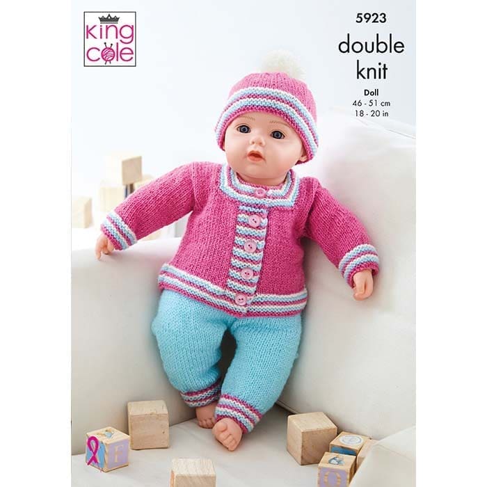 king-cole-5923-strickanleitung-puppenkleidung-pricewise-dk image 1