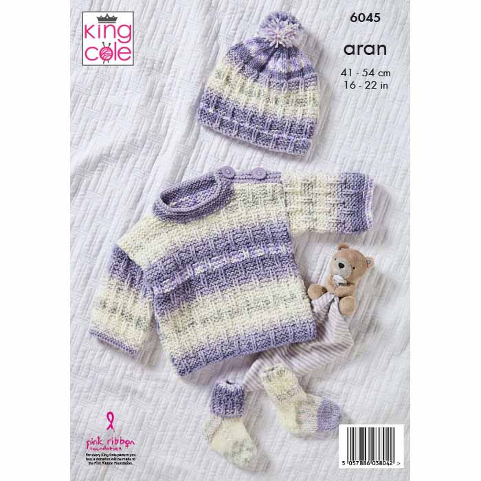 king-cole-6045-strickanleitung-jacke-top-m-tze-decke-cosy-love image 2