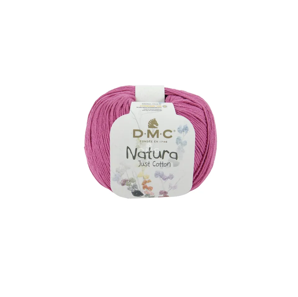 dmc-natura-just-cotton-h-kelgarn-n062-rosa-lila-50g image 1