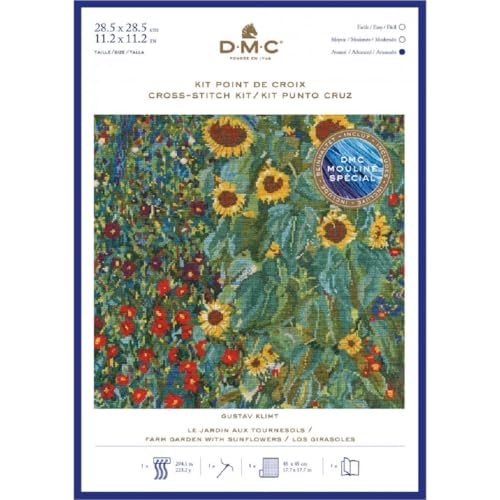 dmc-kreuzstichset-sonnenblumengarten-klimt-f-r-erfahrene image 4
