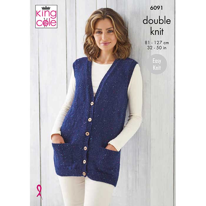 king-cole-6091-strickanleitung-westen-big-value-tweed-dk image 1