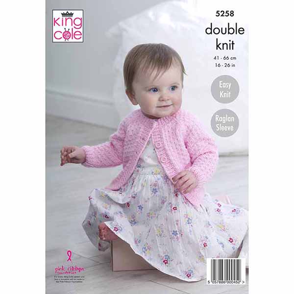 king-cole-5258-strickanleitung-baby-cardigans-big-value-baby-dk image 2