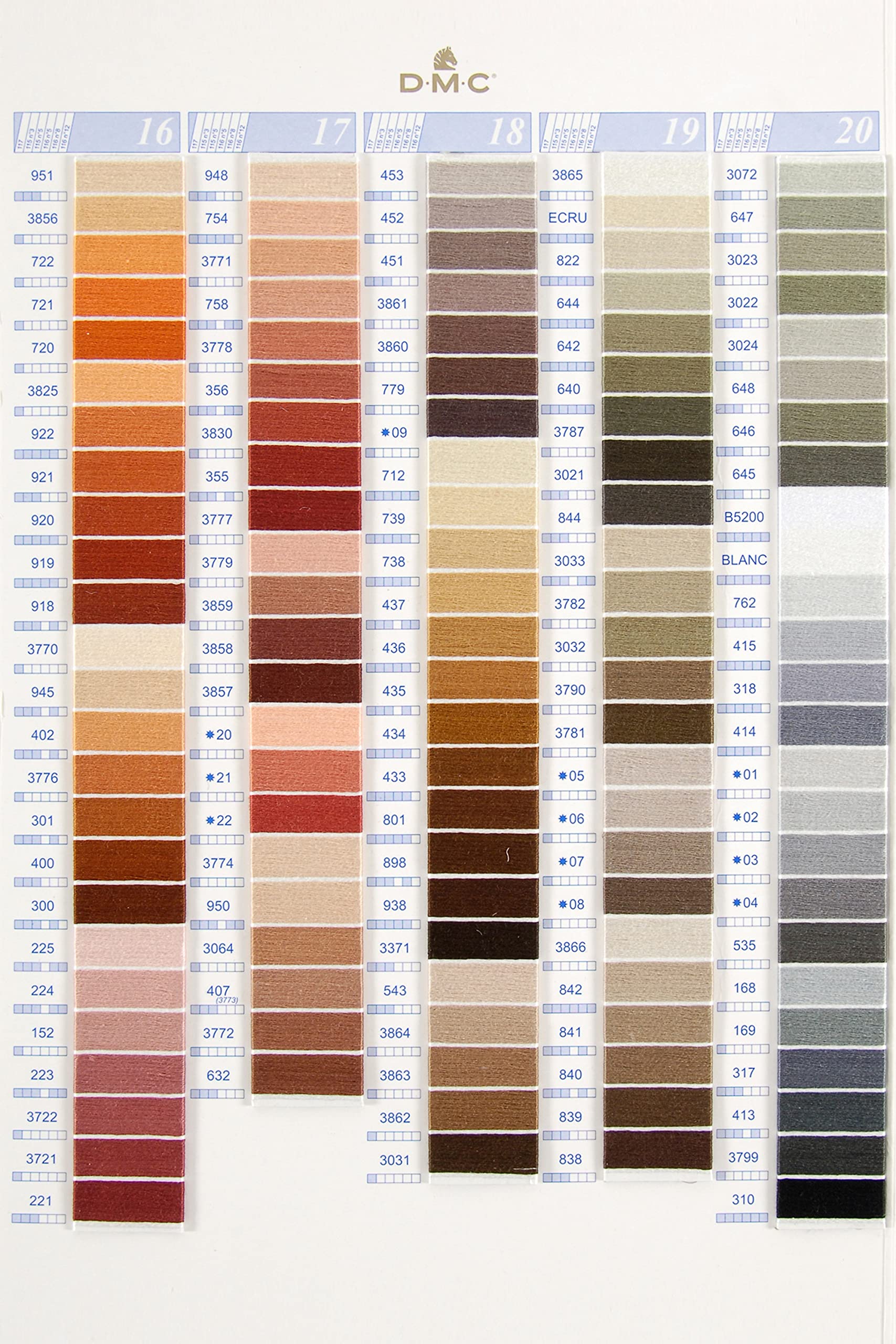 dmc-farbkarte-moulin-perl-stickgarn-mit-garnproben image 4