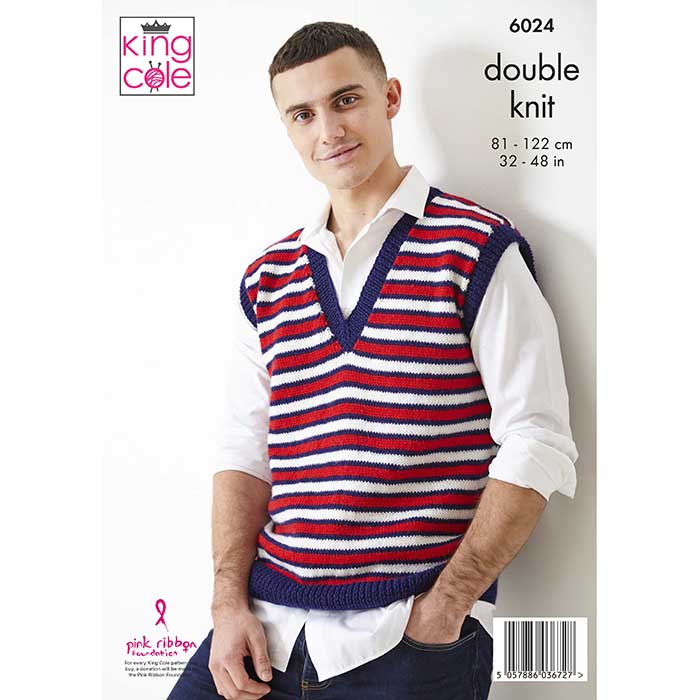 king-cole-6024-strickanleitung-pullover-top-krone-merino-dk image 2