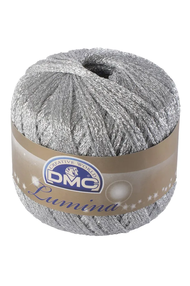 dmc-lumina-metallic-h-kelgarn-150m-20g-farbe-168-viskose image 1