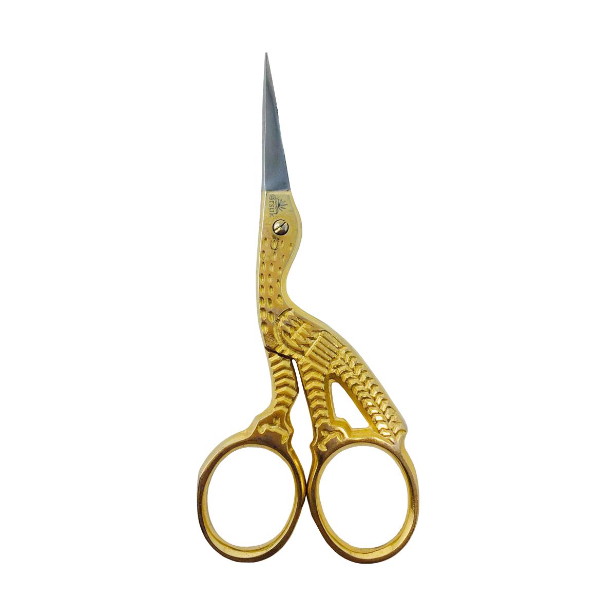 dmc-storch-stickschere-9-cm-gold-lange-feine-spitzen-geschenk image 3