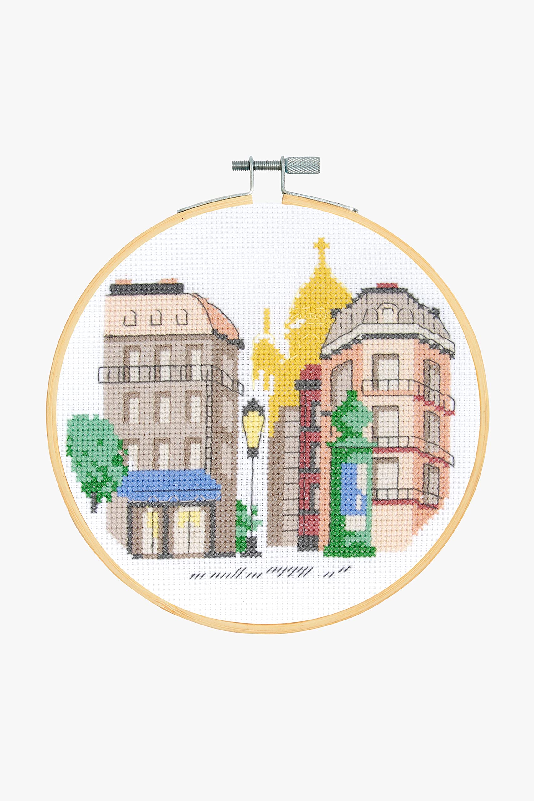 dmc-paris-kreuzstichset-aida-wei-stickrahmen-15-cm-mittel image 1