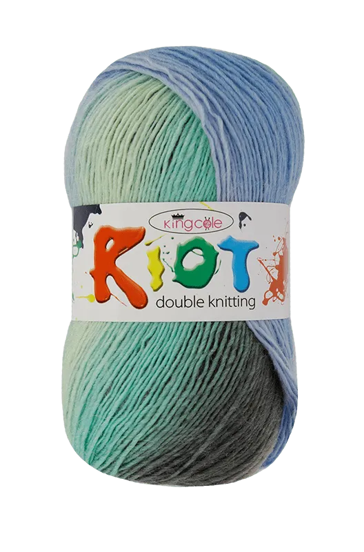 king-cole-riot-dk-strickgarn-100g-bunt-verlauf-wolle-acryl image 1
