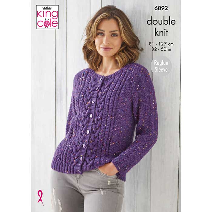 king-cole-patterns-6092-strickanleitung-pullover-big-value-tweed-dk image 1