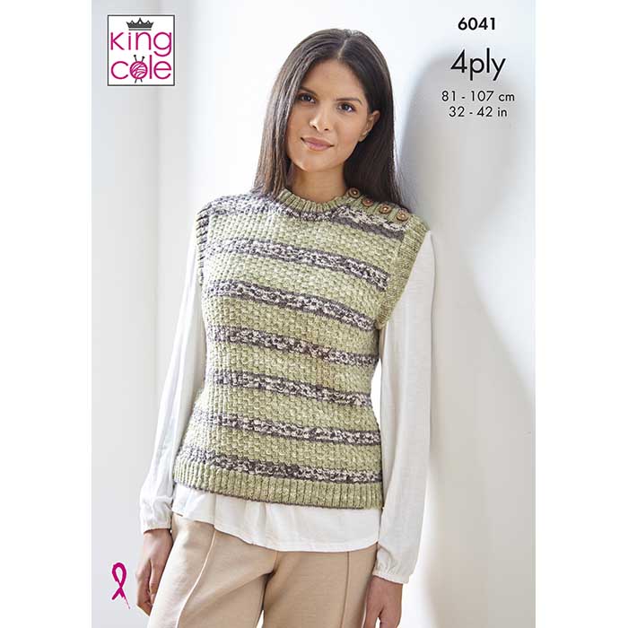 king-cole-patterns-6041-strickanleitung-pullover-top-norse-4ply image 1