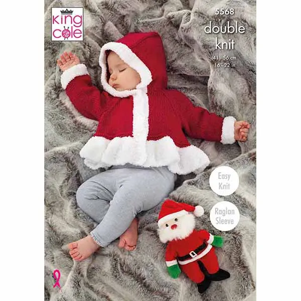 king-cole-5568-strickanleitung-weihnachtsjacke-m-tze image 1