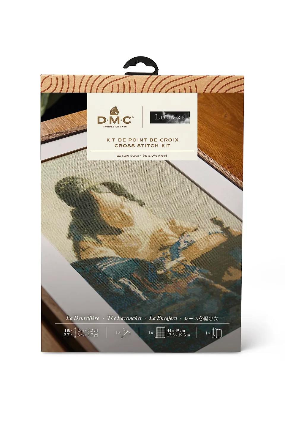 dmc-museum-the-lacemaker-kreuzstichset-35x30-cm-f-rtgeschritten image 1
