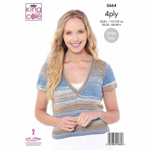 king-cole-patterns-5664-tops-strickanleitung-damen image 2