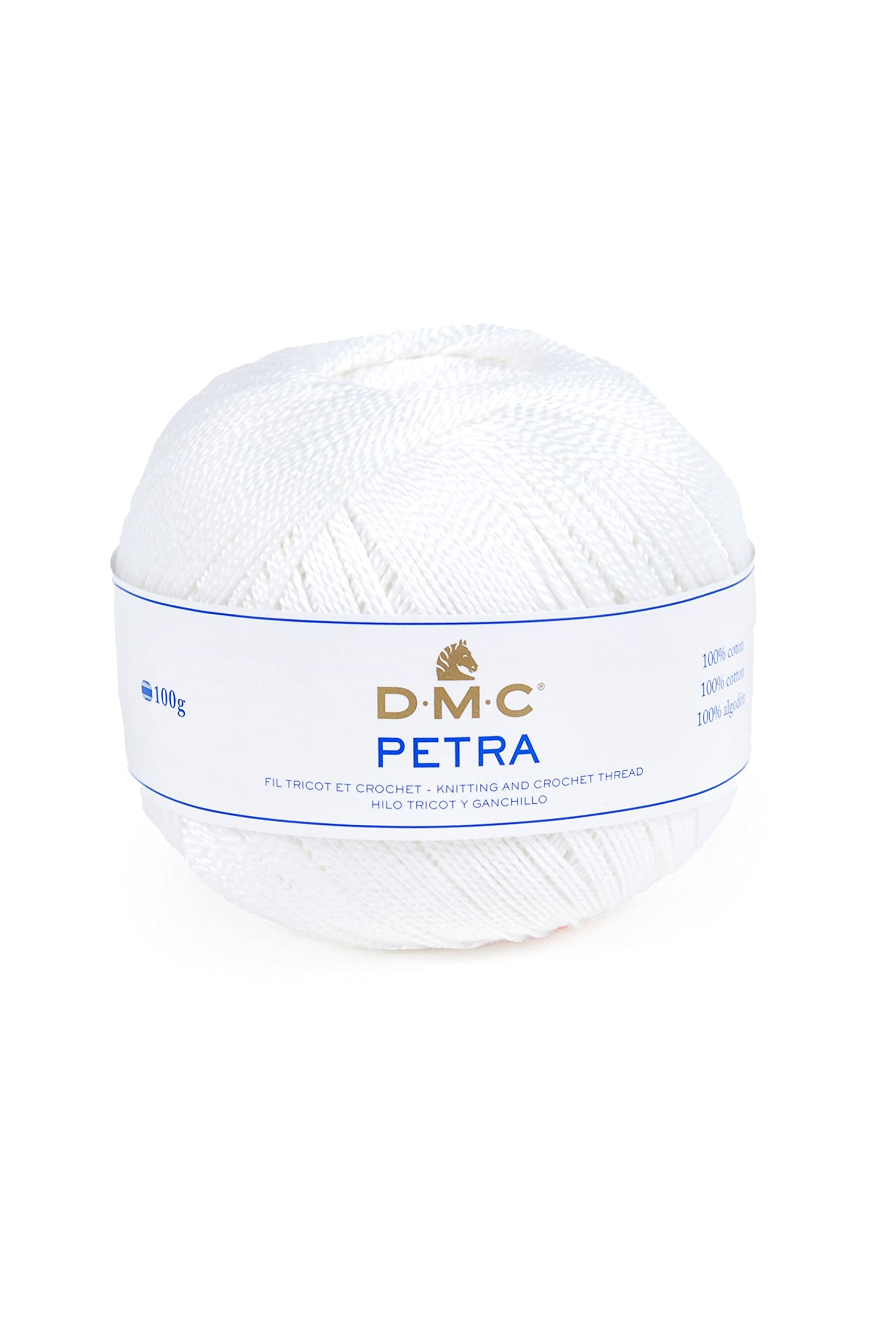 dmc-petra-nr-3-baumwollgarn-wei-100-g-mercerisiert image 1