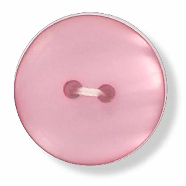 king-cole-haberdashery-round-knopf-old-rose-30-ligne image 1