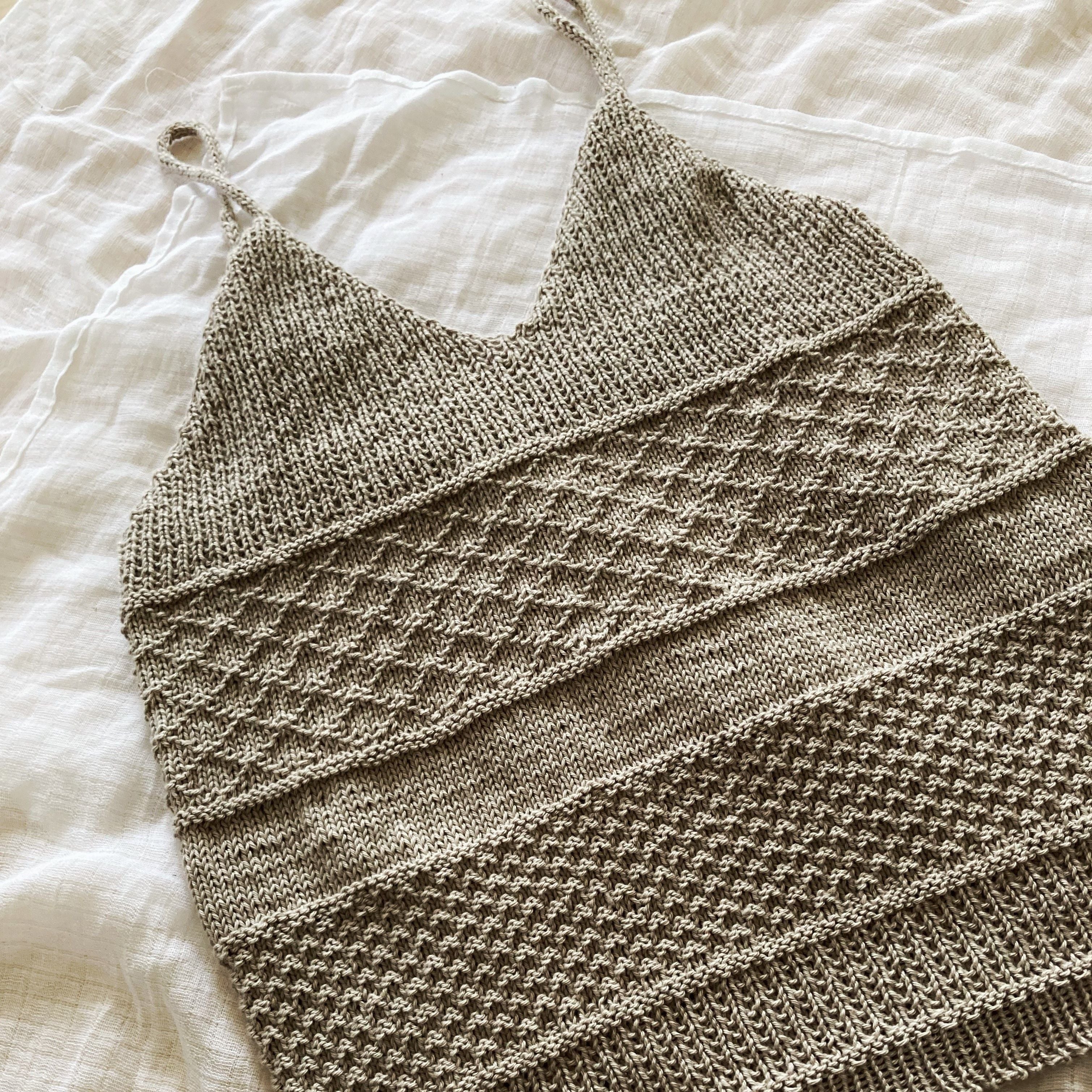 hobbii-summer-structure-top-strickanleitung-xs-strukturmuster image 2