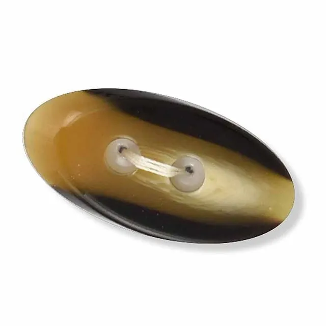 king-cole-haberdashery-oval-button-knopf-beige-40mm image 1