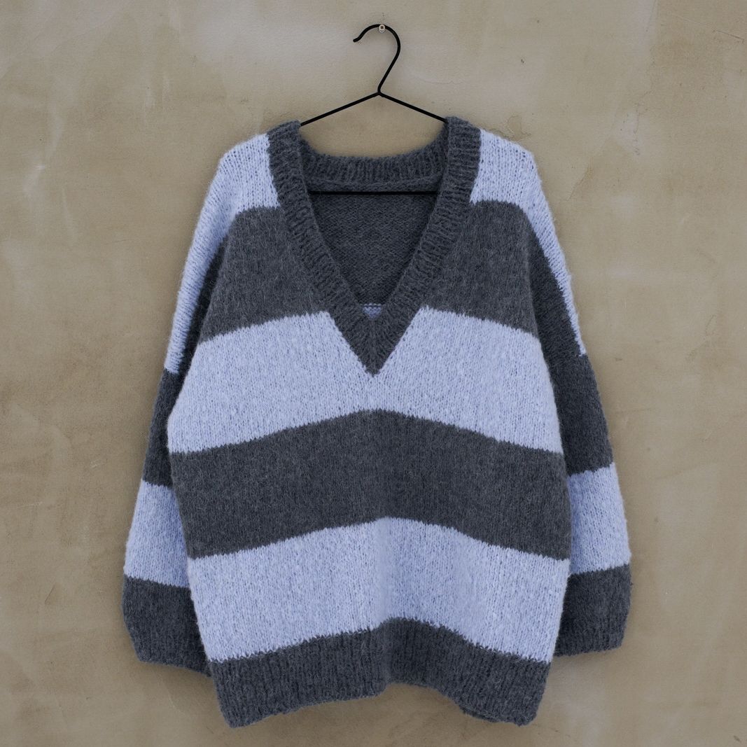 hobbii-cloudy-pullover-strickanleitung-oversize-streifen-gr-1-8 image 5