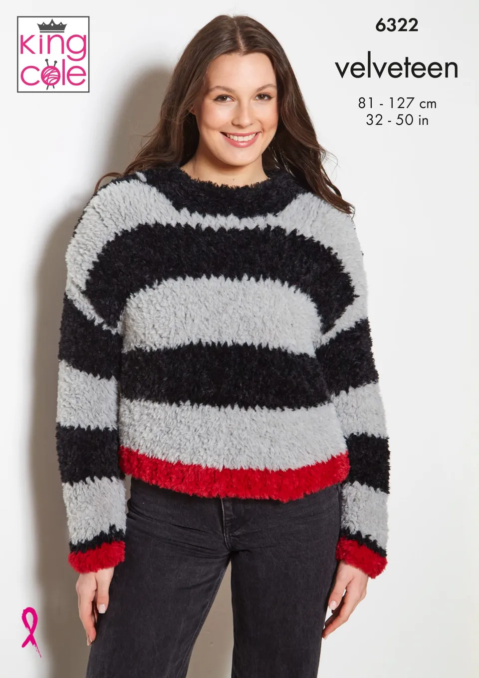 king-cole-patterns-6322-strickanleitung-pullover-velveteen image 1