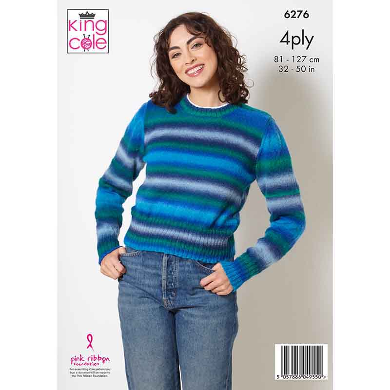 king-cole-6276-rebel-4ply-pullover-strickanleitung-set image 2