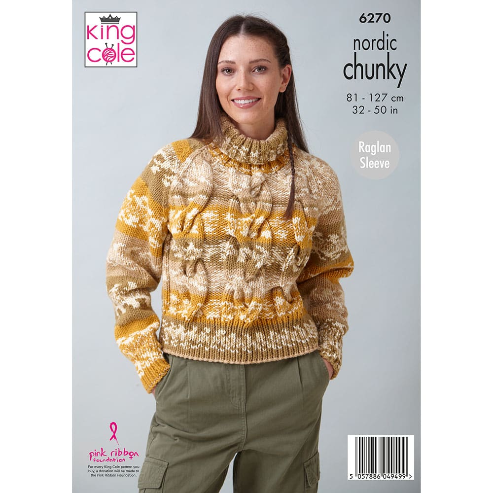 king-cole-6270-pullover-strickanleitung-nordic-chunky image 2