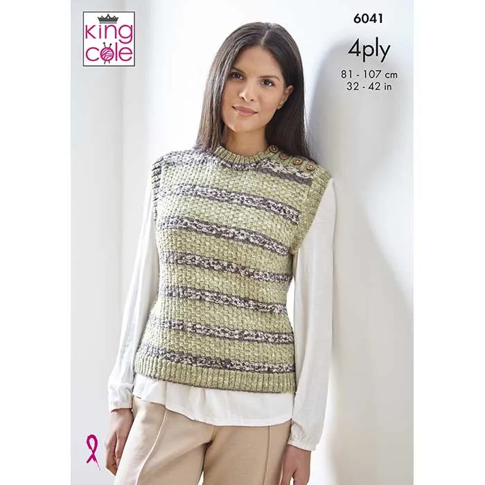 king-cole-patterns-6041-strickanleitung-pullover-top-norse-4ply image 1