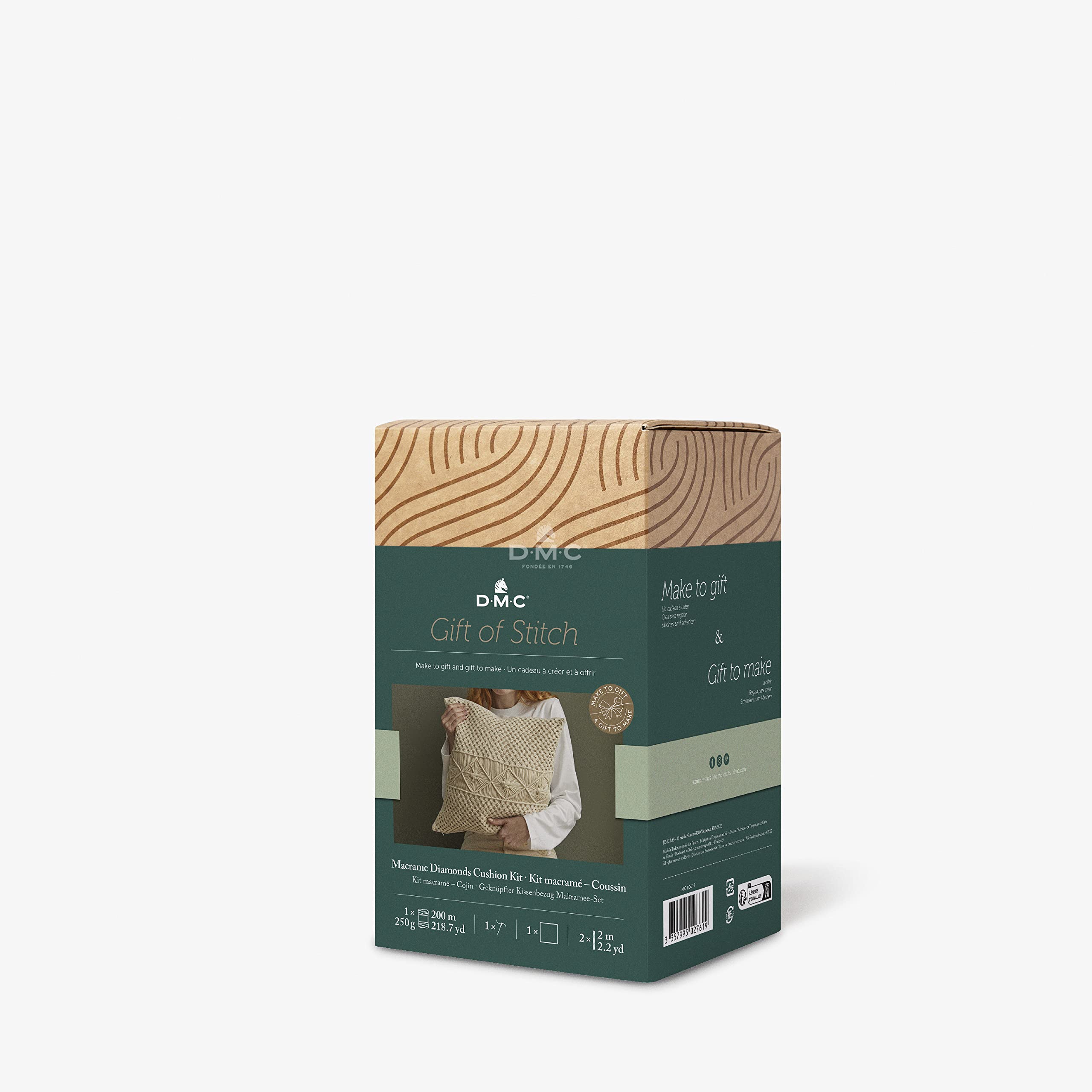 dmc-gift-of-stitch-h-kelset-kissenbezug-creme-45x45cm image 1