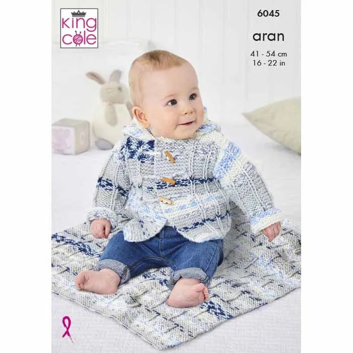 king-cole-6045-strickanleitung-jacke-top-m-tze-decke-cosy-love image 1