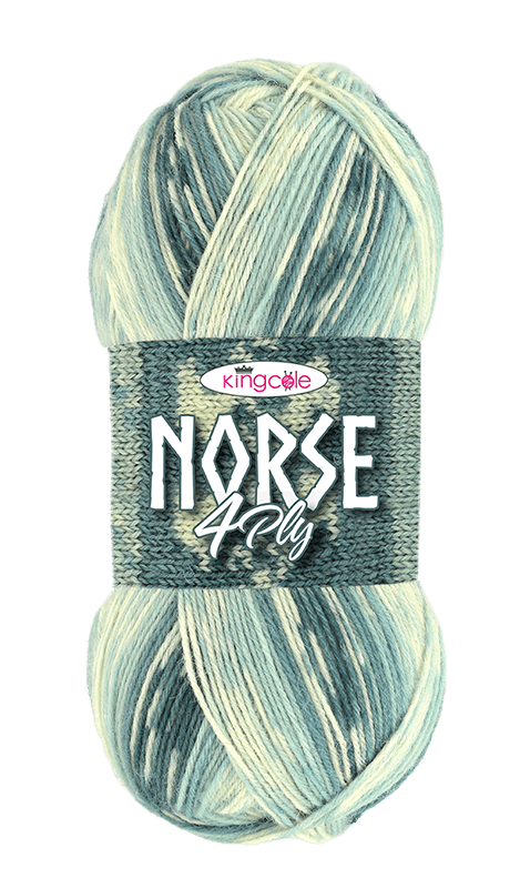 king-cole-norse-4ply-sockenwolle-fair-isle-effekt-nordisch image 1