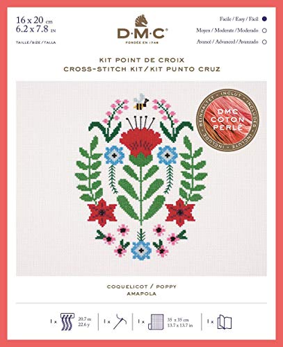dmc-bk1783-poppy-kreuzstich-set-mohnblumen image 4